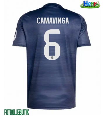 Real Madrid Eduardo Camavinga #6 Bortatröja 2025-26 Kortärmad